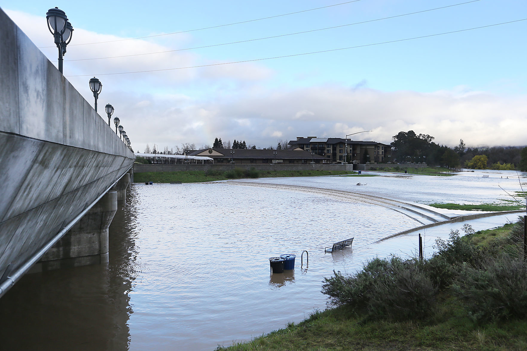 Napa River Flows Into Flood Bypass As Storm Gives Napa Valley Its Final ...