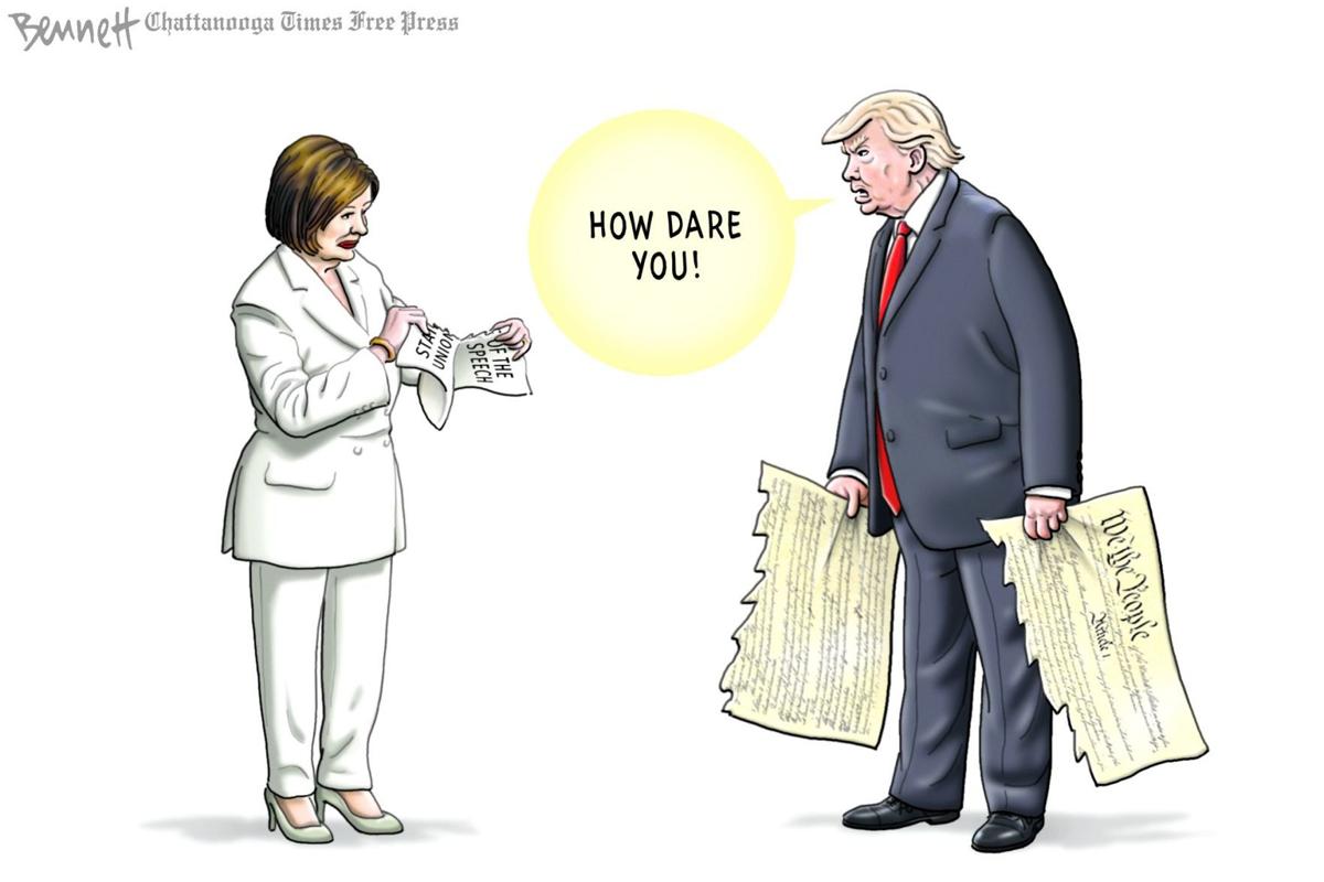 Clay Bennett editorial cartoon