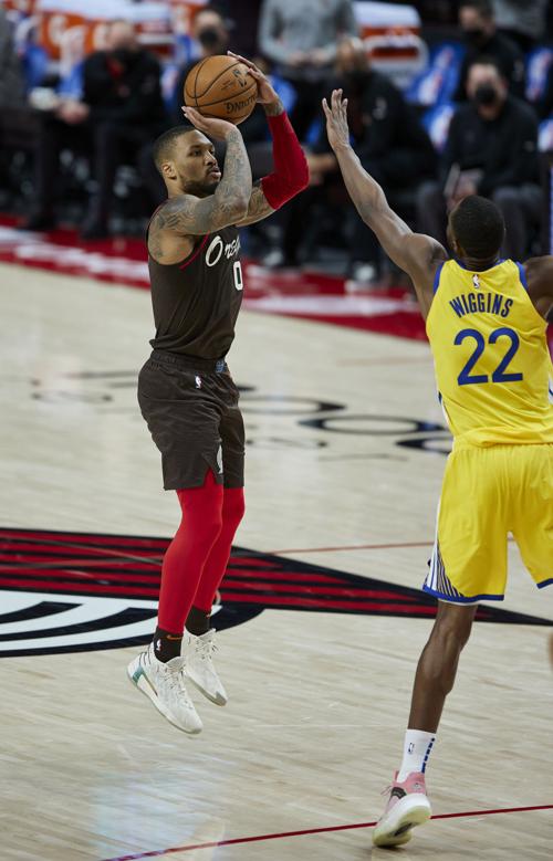 Warriors Trail Blazers Basketball
