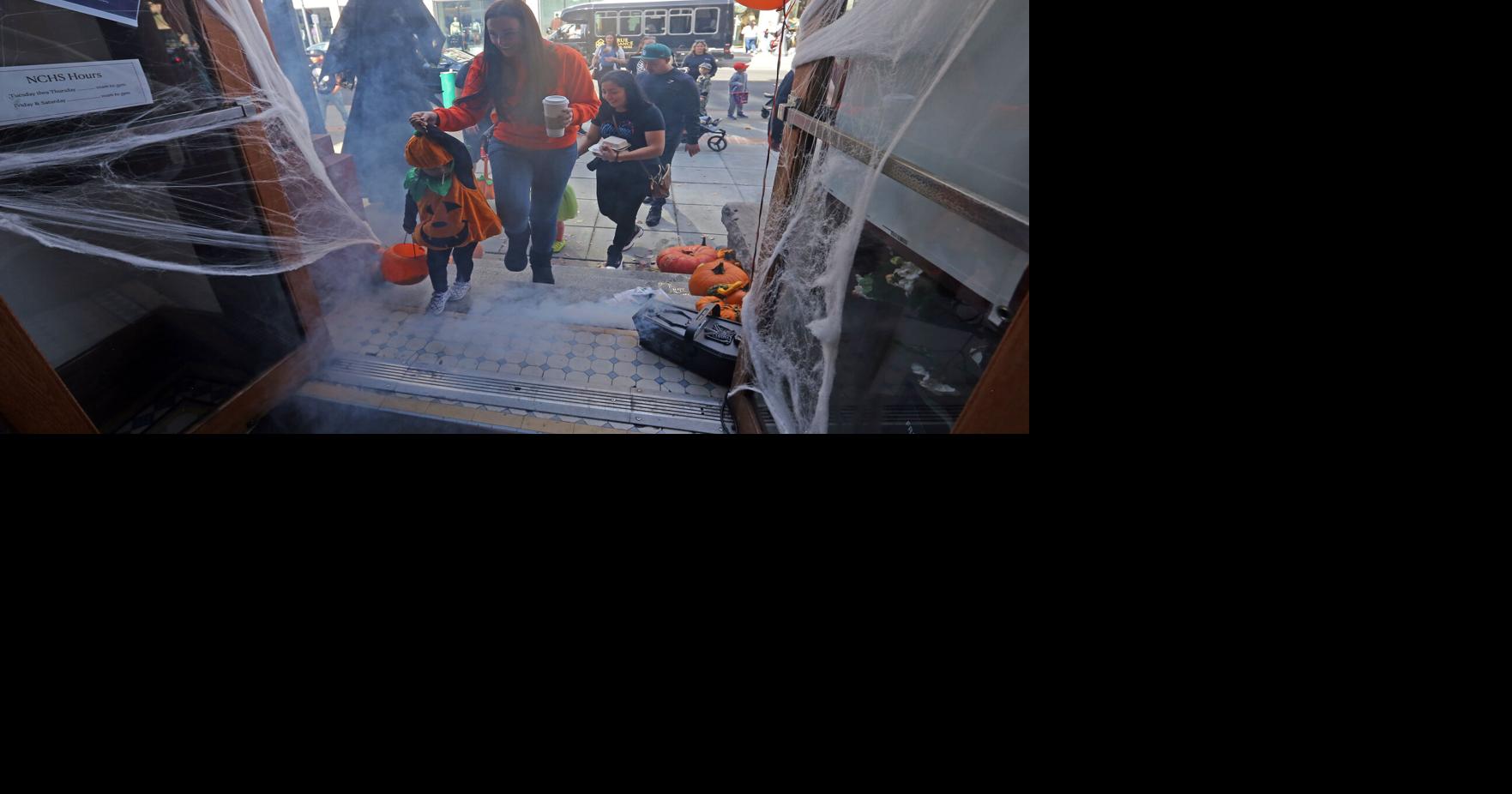 Downtown Napa a daytime Halloween haunt