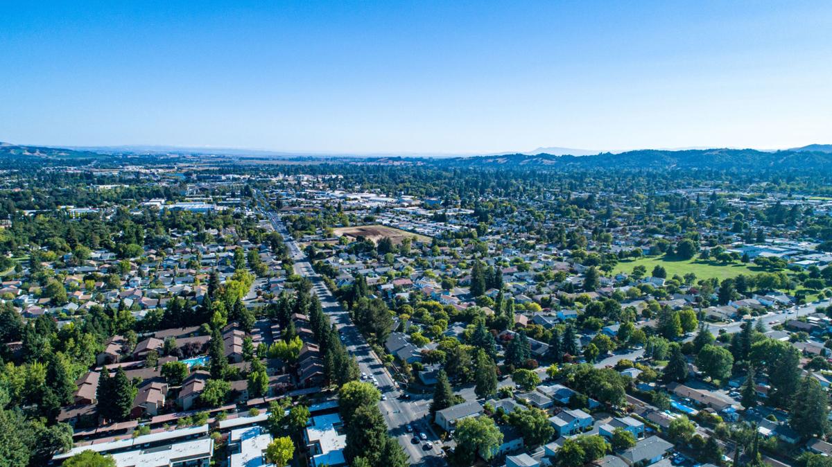 Napa aerial shot
