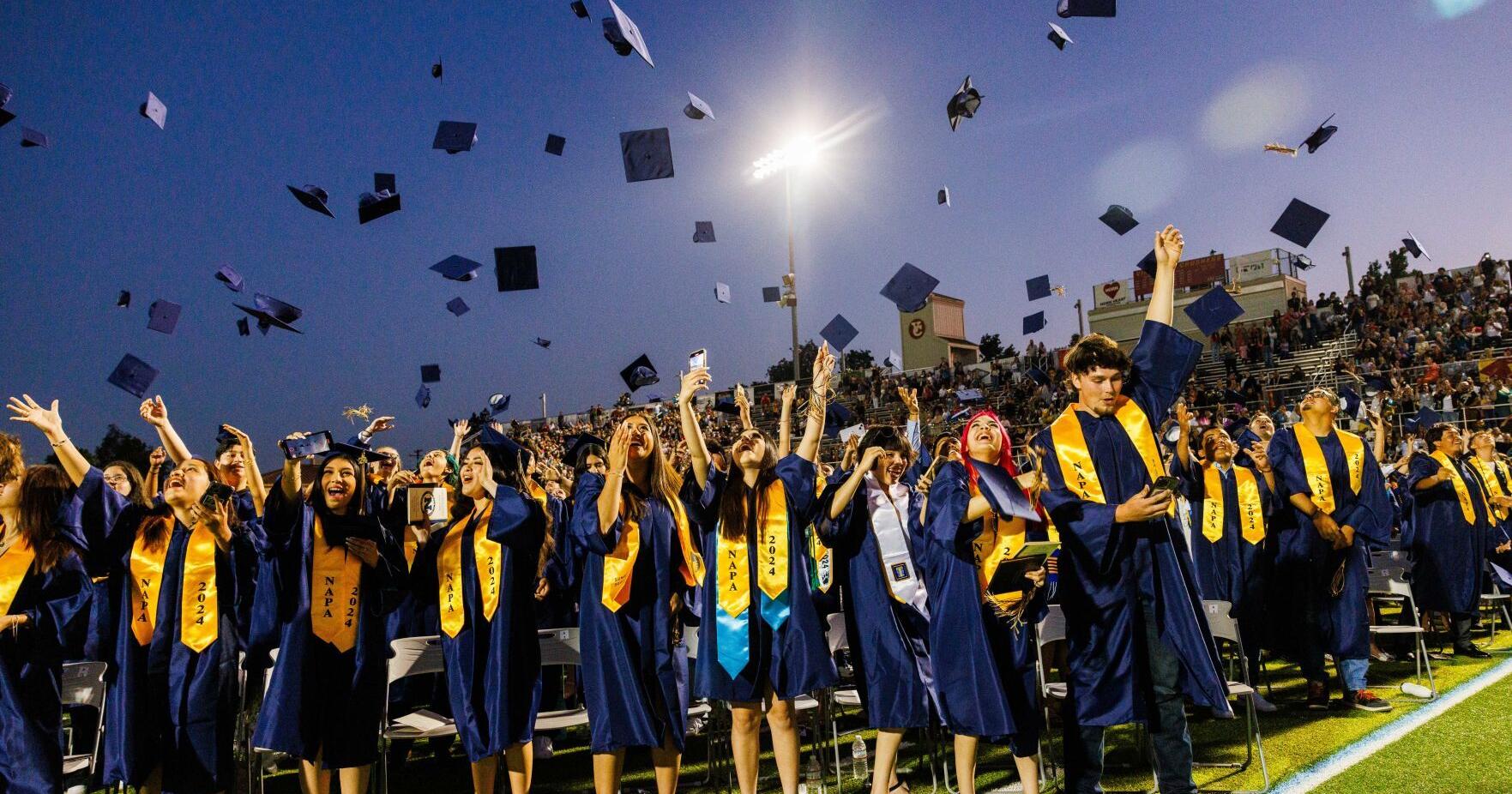 Napa High School's class of 2024 steps out at graduation - Vimarsana News