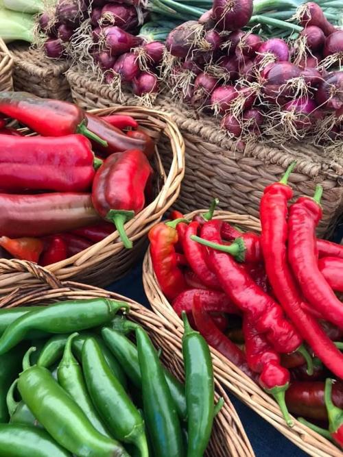 Peppers from the St. Helena Farmers' Market