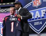 2014: Houston Texans take Jadeveon Clowney with first pick in NFL draft