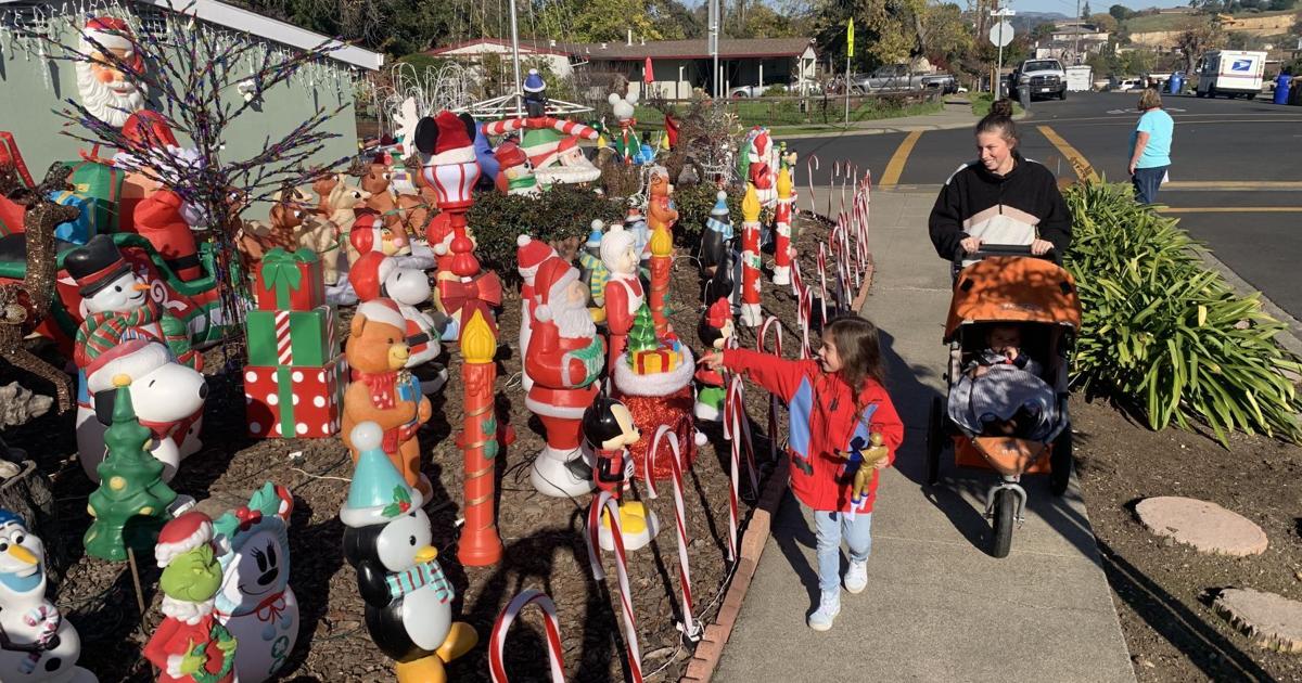 Napans are blown away by holiday blow mold display | Local News