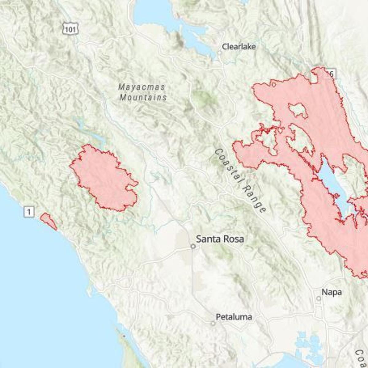 Update Cal Fire Releases Interactive Map Of Napa Destruction Local News Napavalleyregister Com