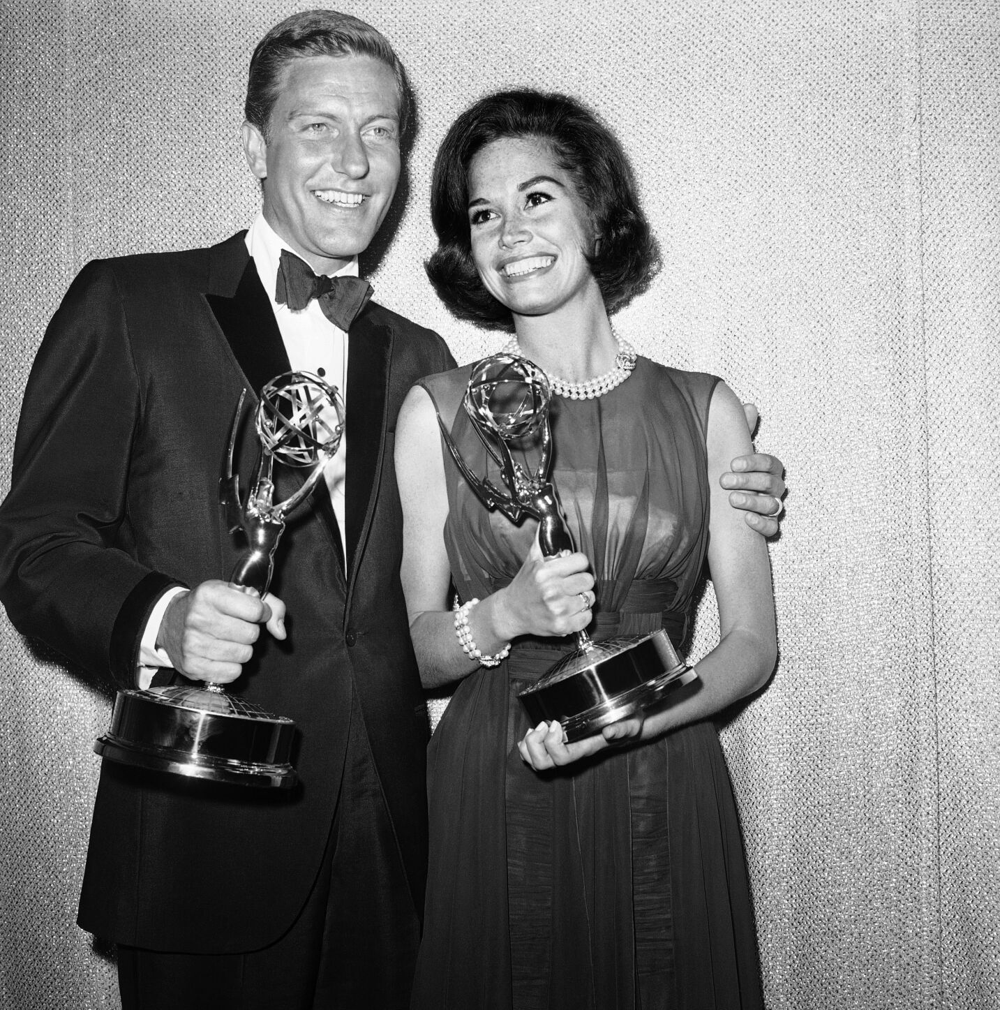 1964: Dick Van Dyke and Mary Tyler Moore win Emmys