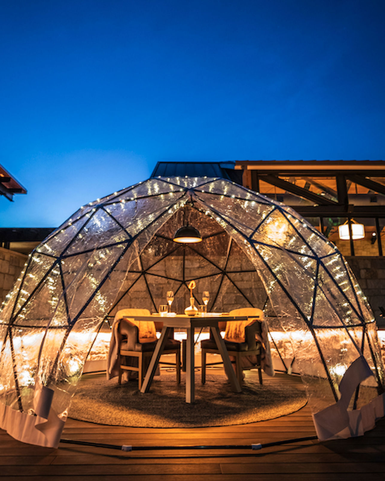 Igloo for outdoor discount dining