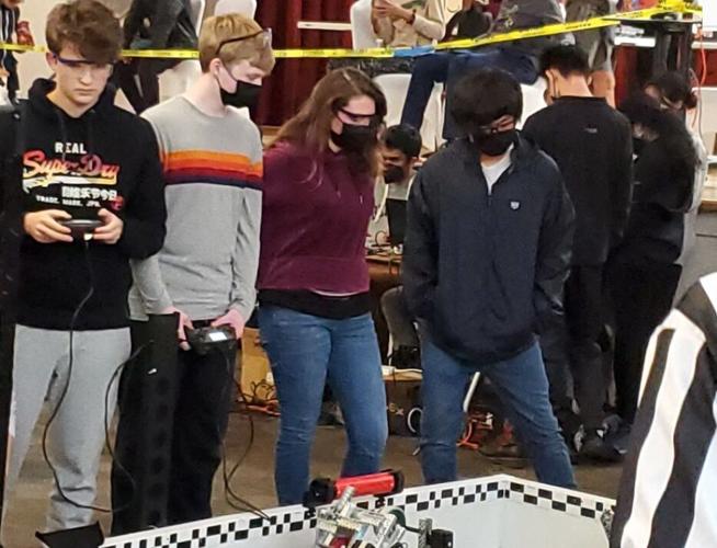 The Justin-Siena High School robotics team