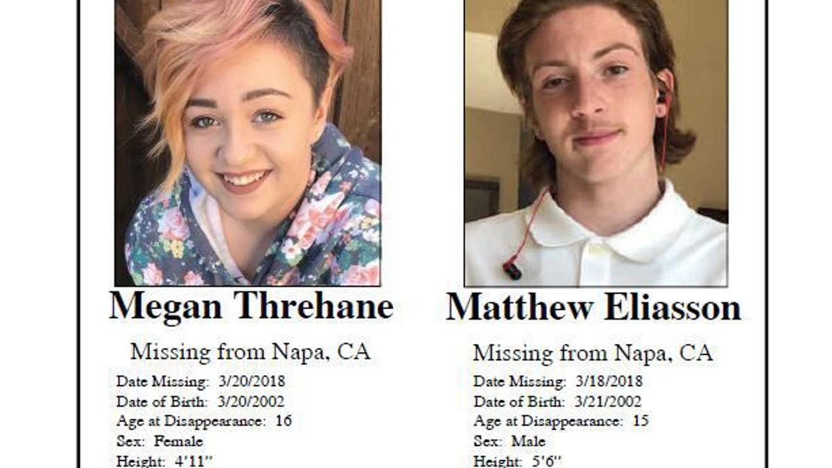 Napa Parents Seek Help Locating Runaway Teens Local News Napavalleyregister Com