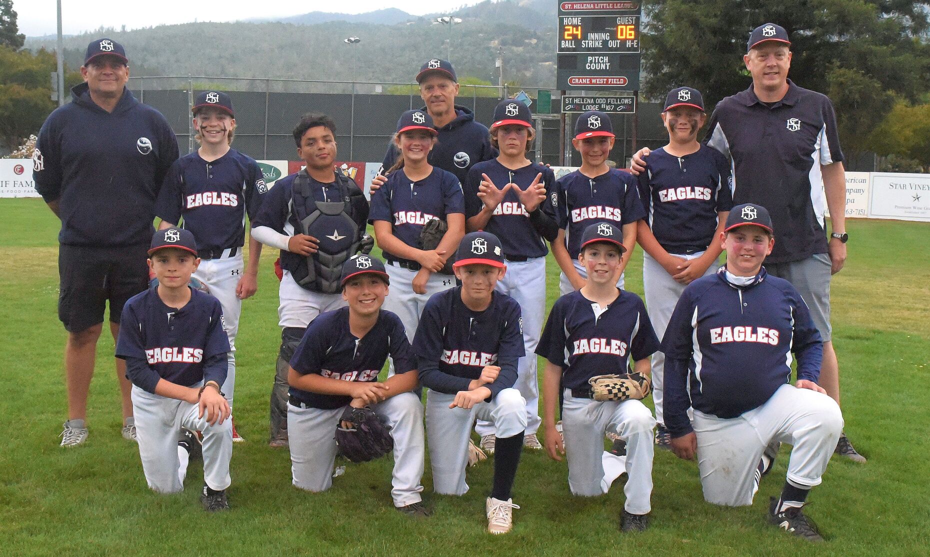 St. Helena Little League Hendricks leads Eagles past Giants for title