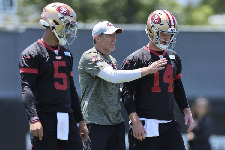 49ers' practice report: Trey Lance matches Sam Darnold's big day