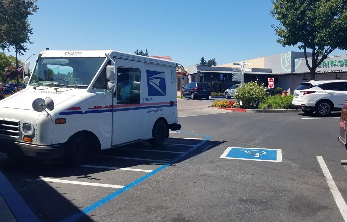 Accessible parking space