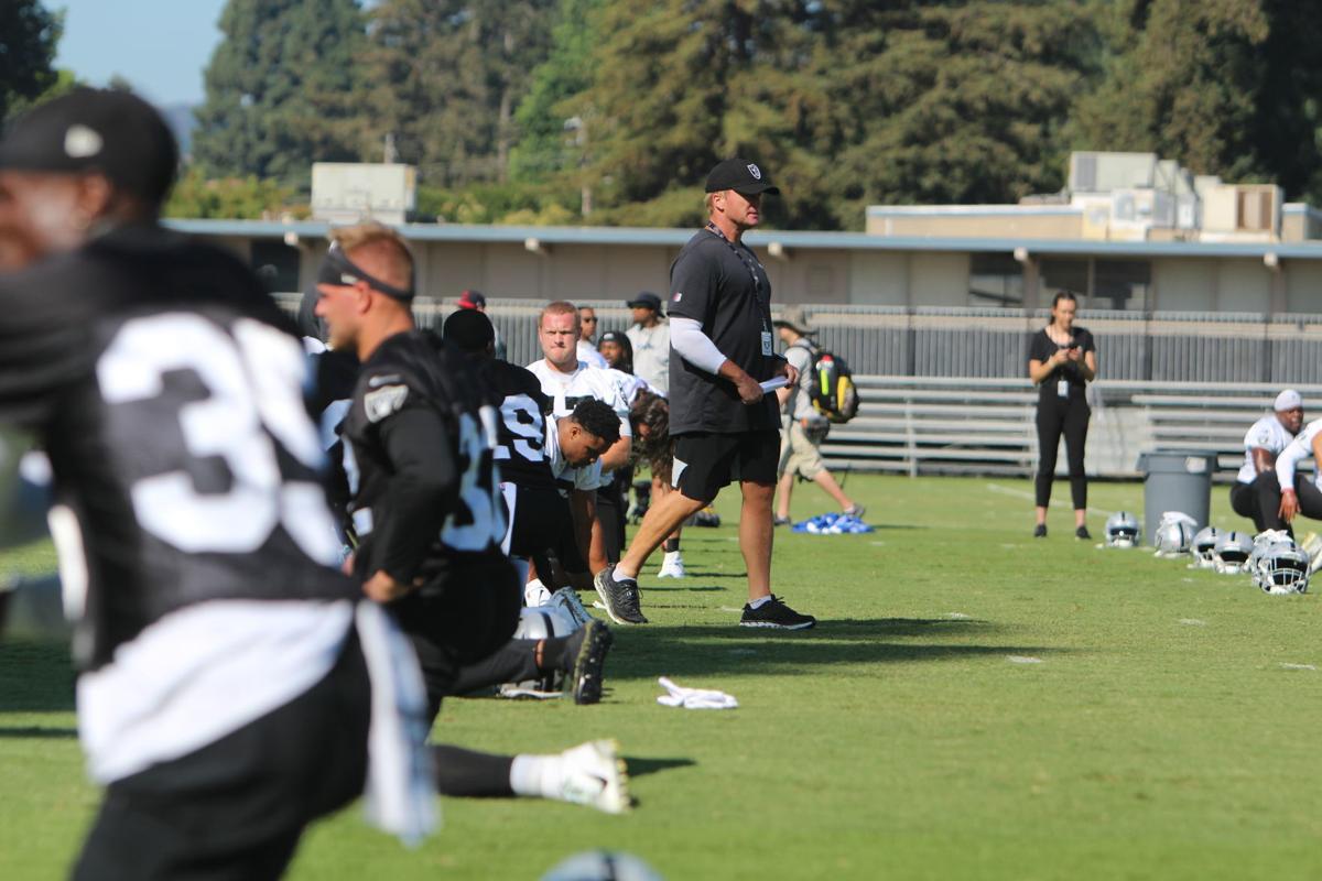 Oakland Raiders Training Camp Lesser Known Talents Show Skills On Day