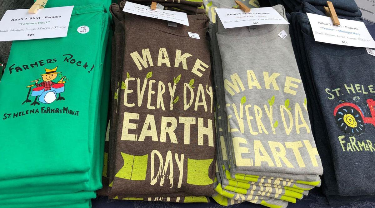 T-shirts at the St. Helena Farmers' Market