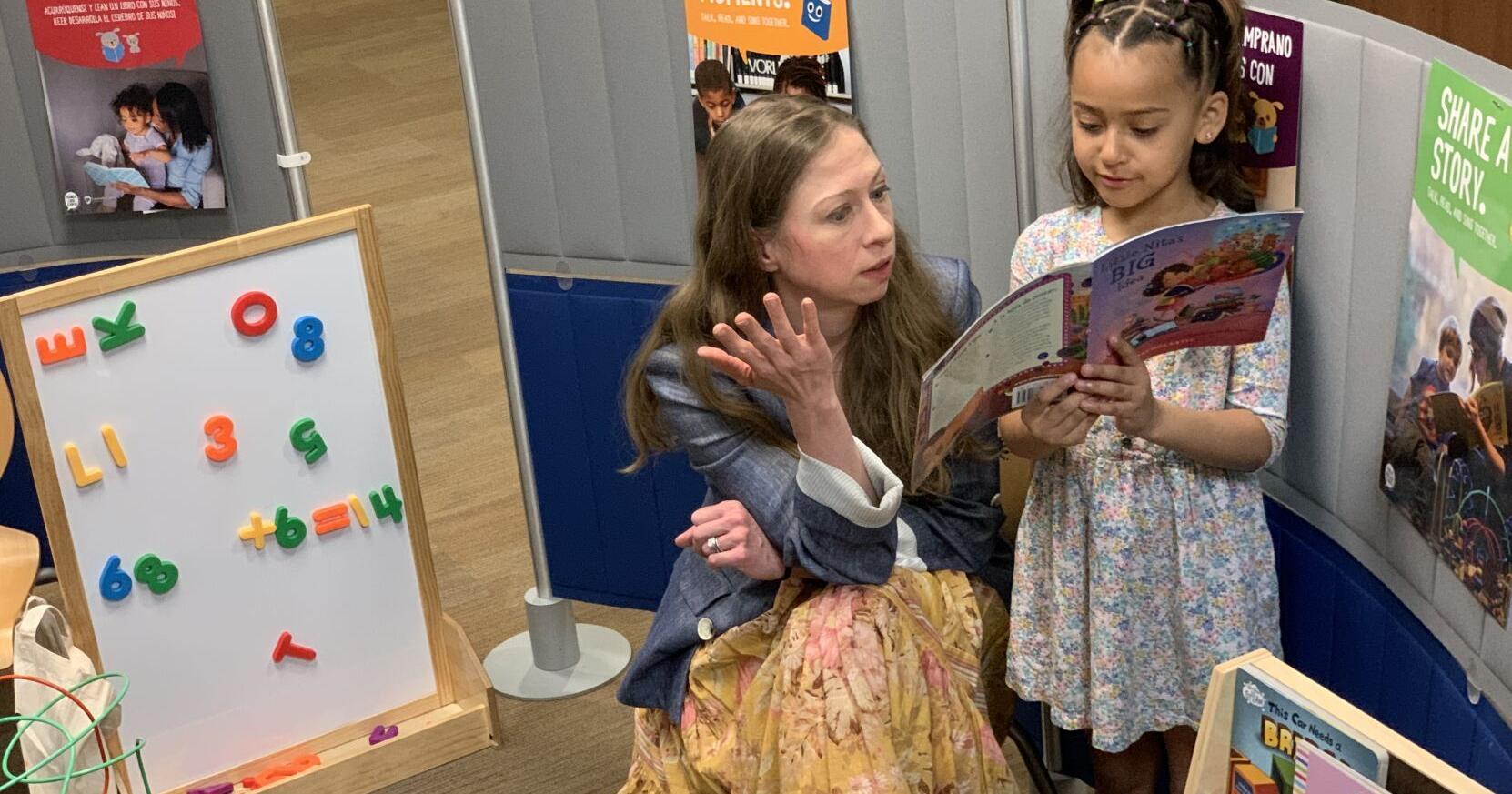 Chelsea Clinton visits Napa promoting early literacy program - Vimarsana News