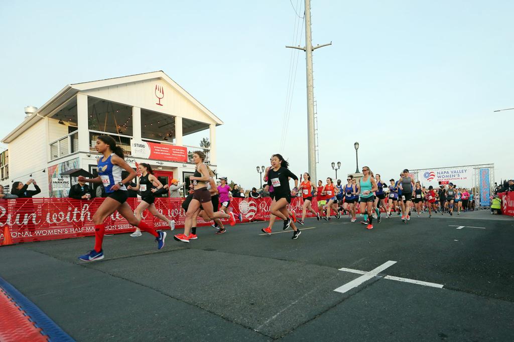 Photos Napa Valley Women S Half Marathon Local News Napavalleyregister Com The napa women's half marathon takes place in the heart of wine country. napa valley register