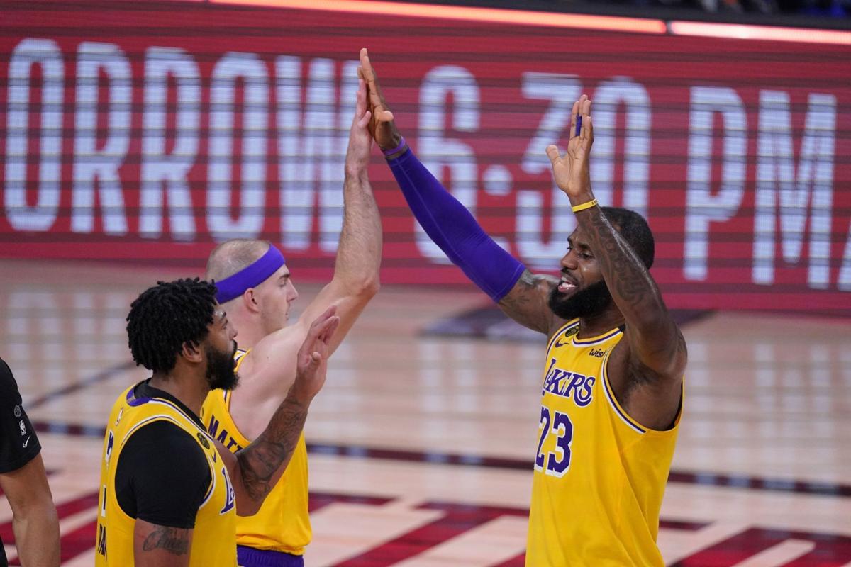 Nba Lakers On Cusp Of Reaching West Finals Sports Napavalleyregister Com