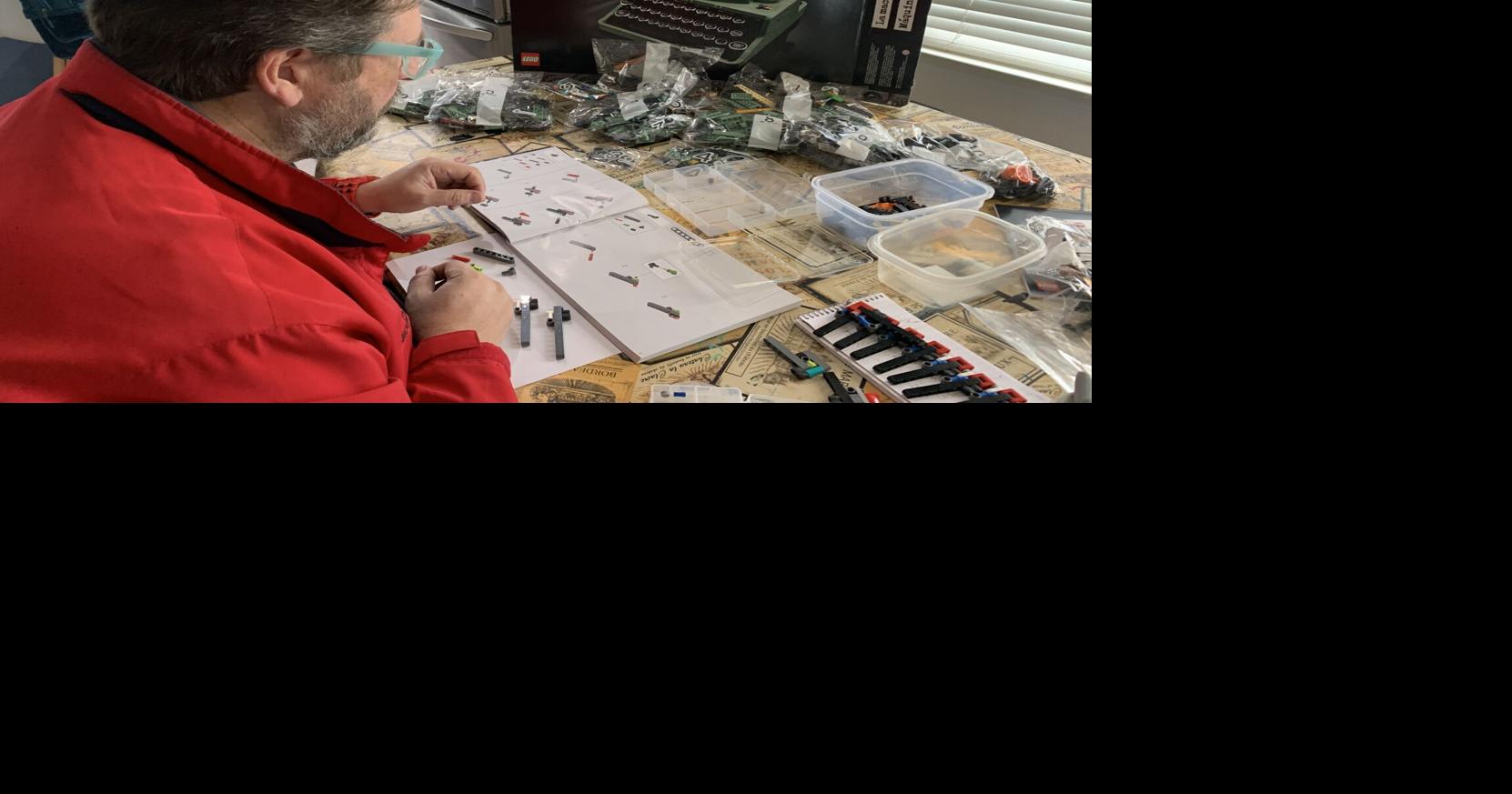 Photos: Can Lego novice Jennifer Huffman build her own Lego typewriter ...