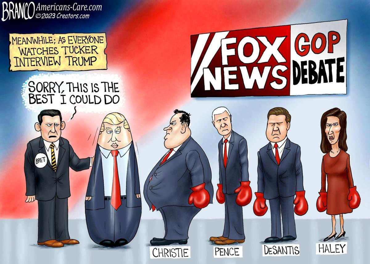 Political cartoon by A.F. Branco