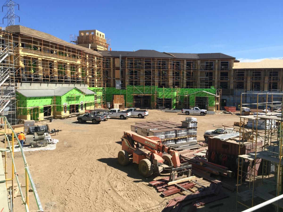 Construction at the Meritage Resort expansion in south Napa