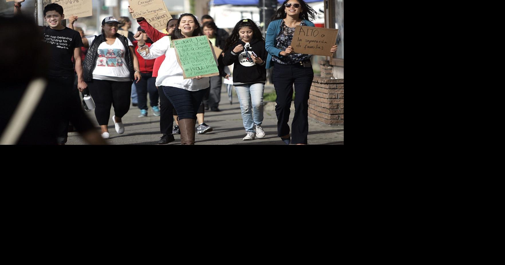 A Day Without Immigrants Protest Comes To Napa 5165