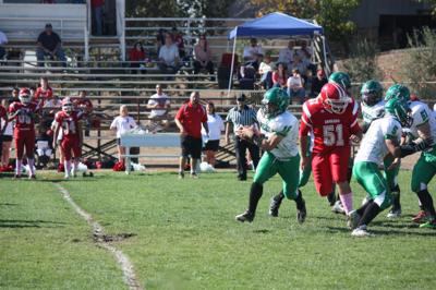 alvarado calistoga football upper lake rout varsity dylan napavalleyregister runs wildcats touchdowns win running four his over