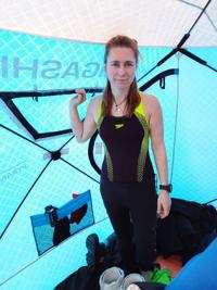 Russian woman who swam under Siberia's ice may have broken the world record