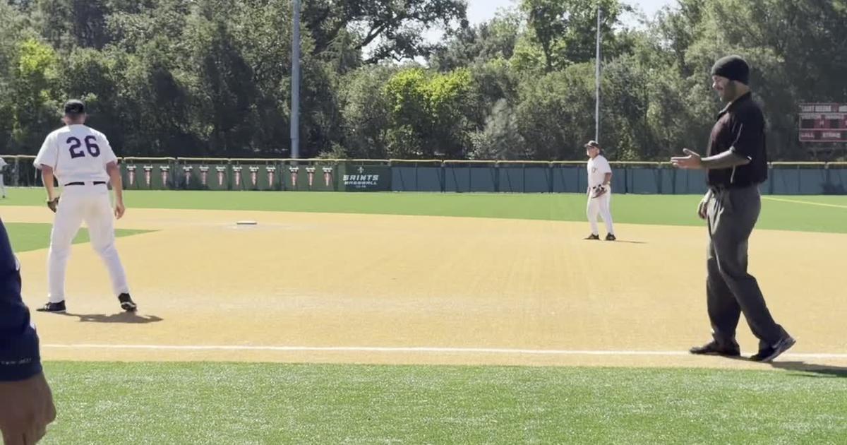 Paul White of the 65-and-over Pioneers grounds out and the Dragons' Mark Fess and Jesus Renteria get hits