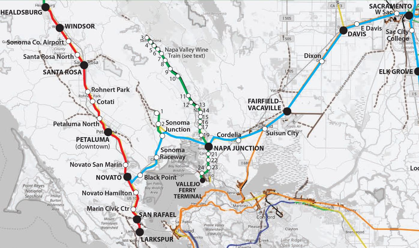 Rail advocates pitch commuter line from Napa County to Marin, Solano | News  | napavalleyregister.com