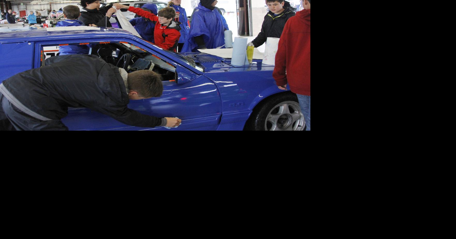 Napa middle schoolers debut their race car at Sonoma Raceway | News ...
