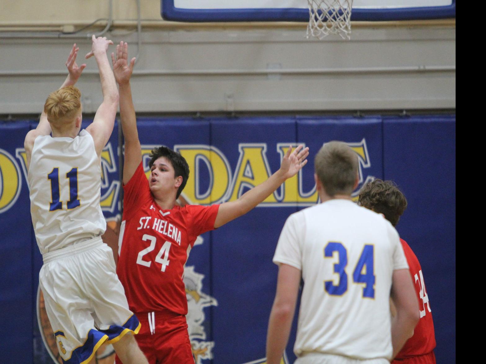 St Helena Prep Report Boys Basketball Falls To Cloverdale Drops