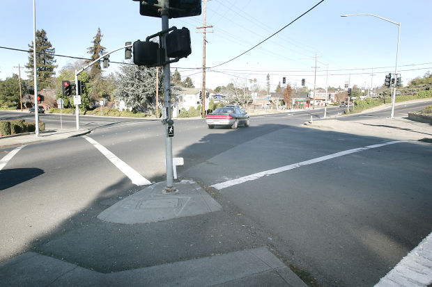 Five-way intersection in Napa (copy)