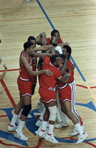 Louisville Basketball 1986 National Champions Throwback Uniform