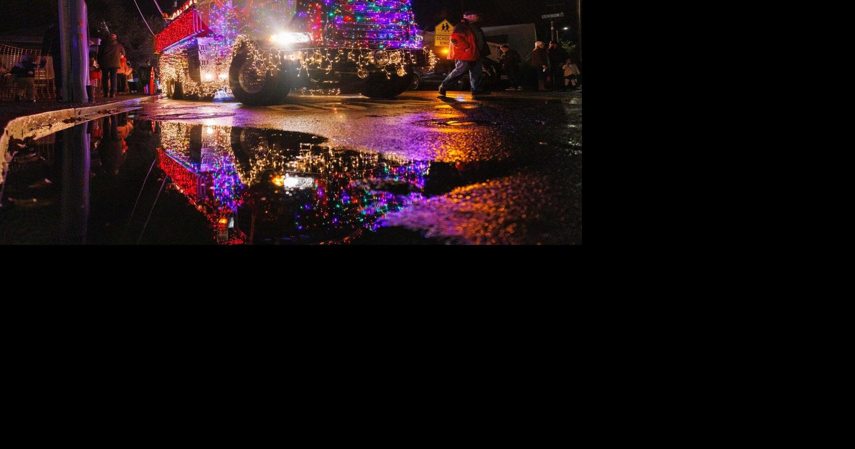 Calistoga Lighted Tractor Parade