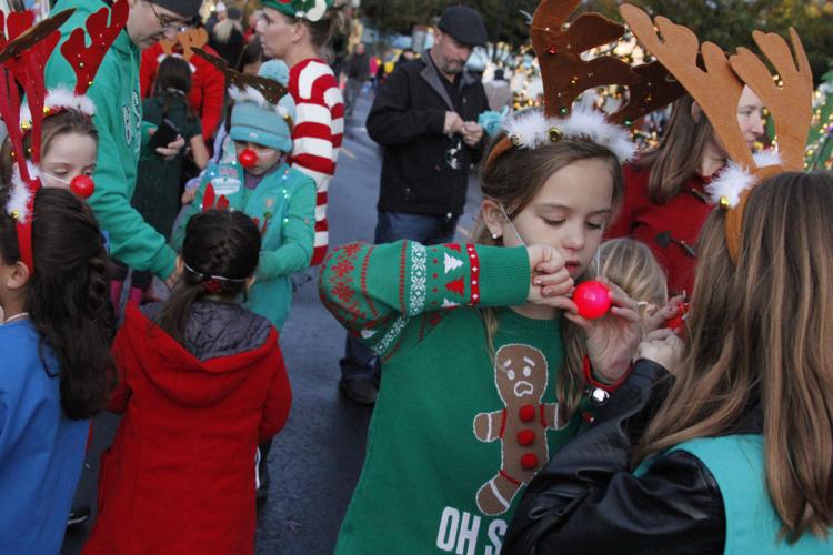The lead up to Napa's Christmas parade