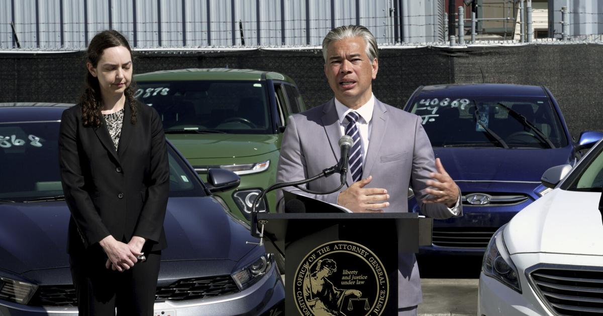 California seeks nationwide recall of easy-to-steal Hyundai, Kia cars