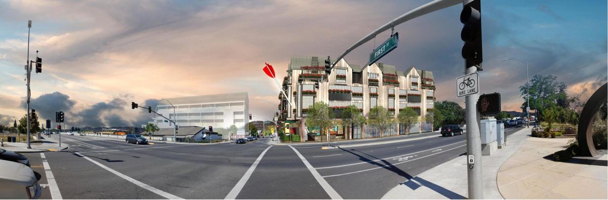Oxbow district hotel plan