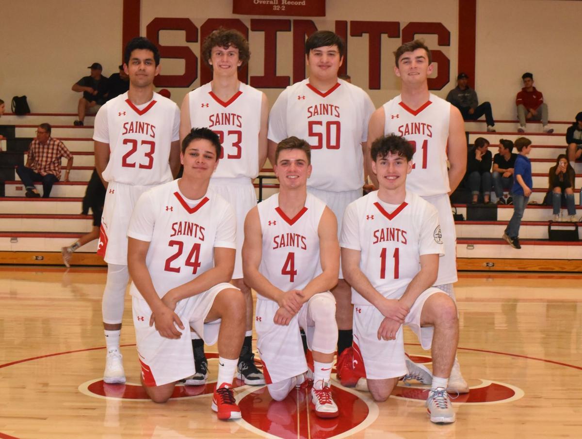 St Helena Prep Basketball Saints Boys Rout Lower Lake On Senior