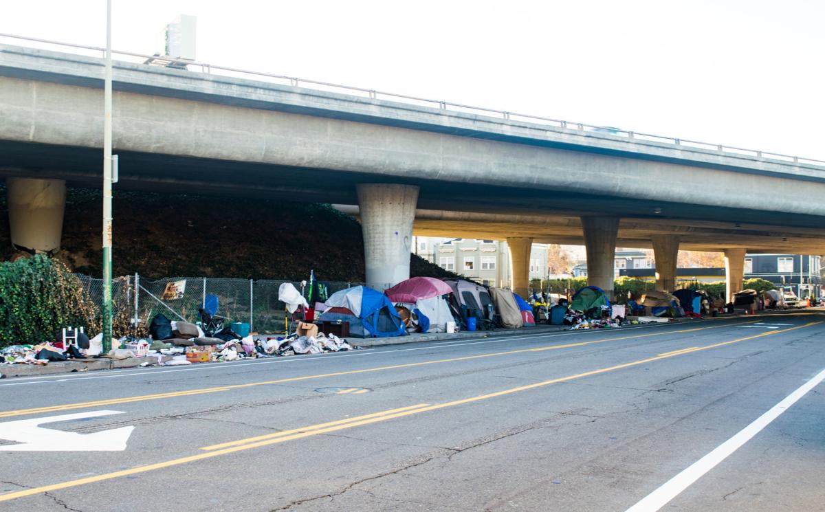 Homeless encampment