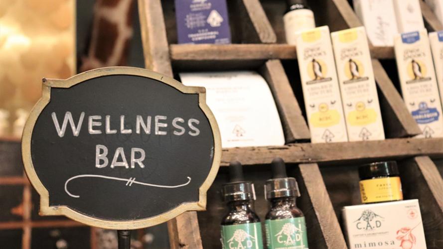 Wellness bar at The Herbivore Cannabis Dispensary