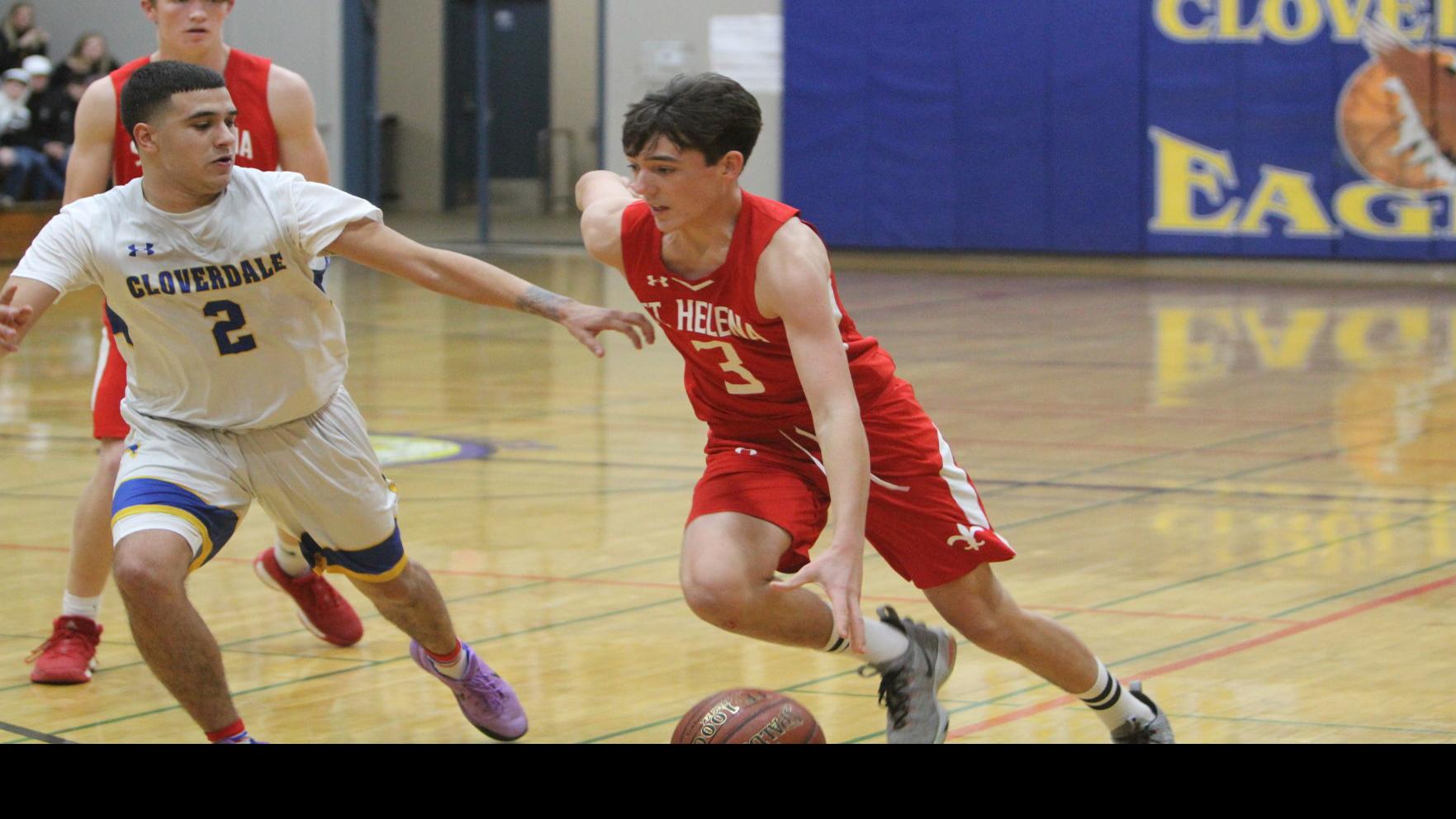 Napa Valley Prep Basketball St Helena Boys Fall To Cloverdale In