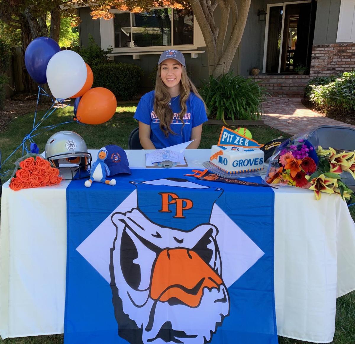 Vintage High Softball Shut In Groves Signs With Pomona Pitzer