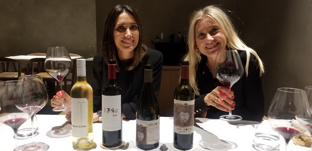 Maria Otero of Martin Codax and Yolanda Diaz of Las Rocas
