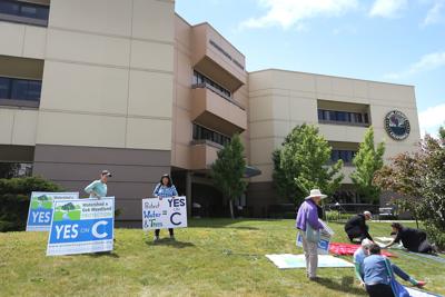 Yes On Measure C Rally