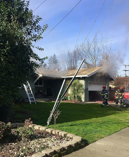 House fire in Napa