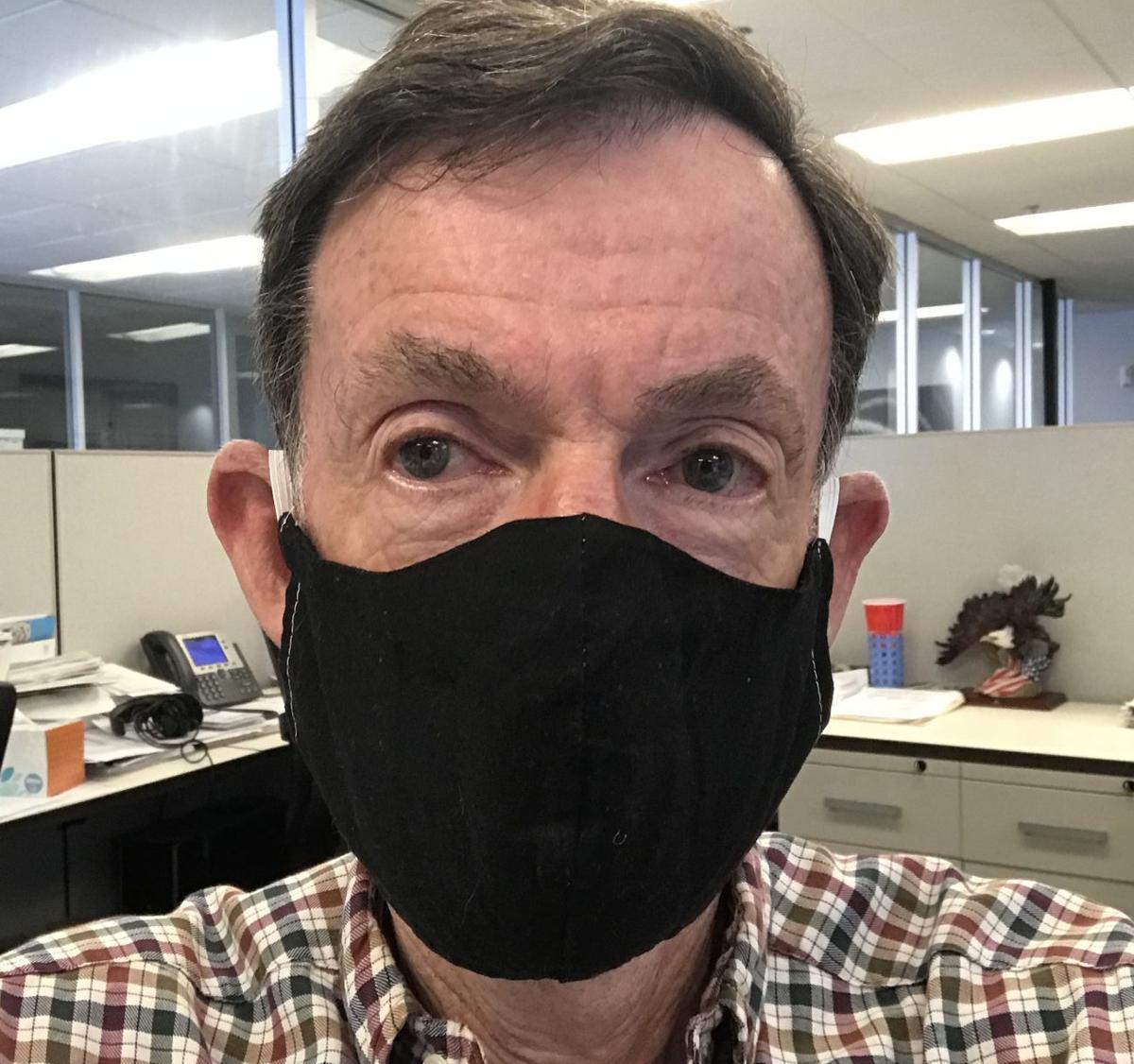 Kevin Courtney masked