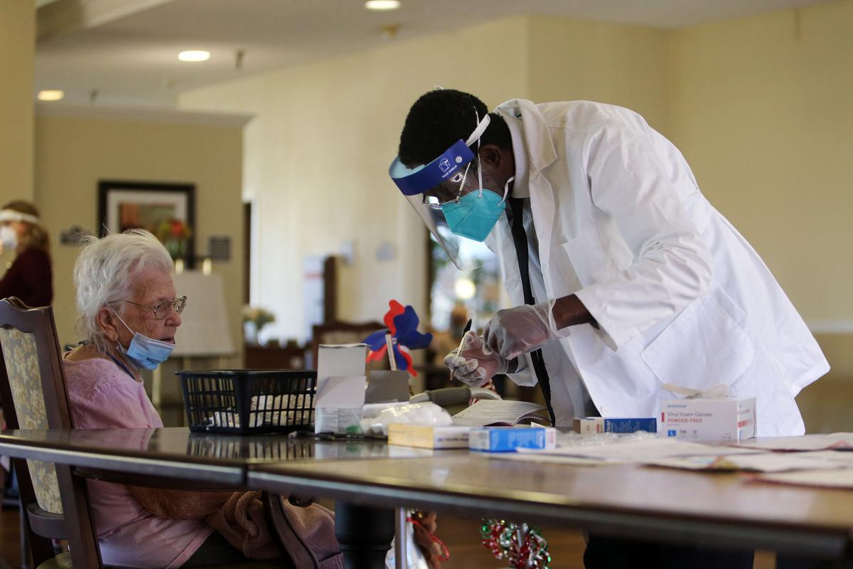 Coronavirus vaccine clinic at Brookdale Napa x disclosure