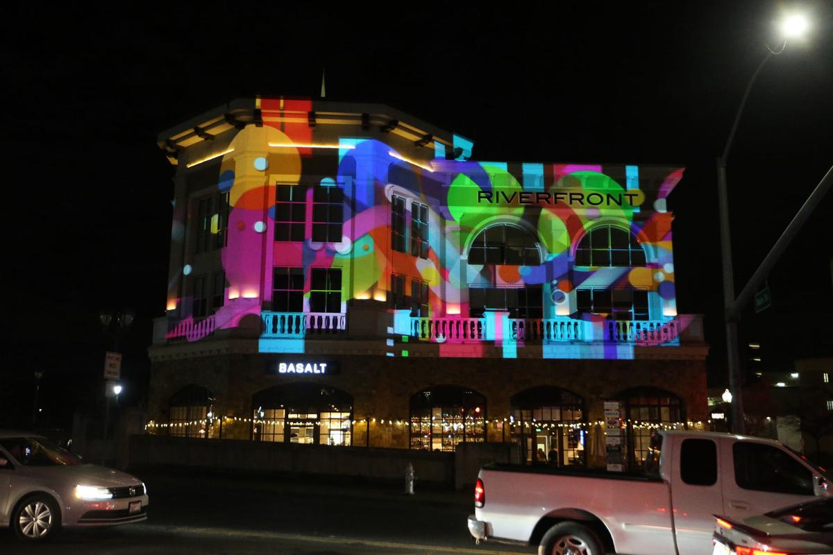 Lasers Projectors And Imagination Dress Up Downtown Napa During