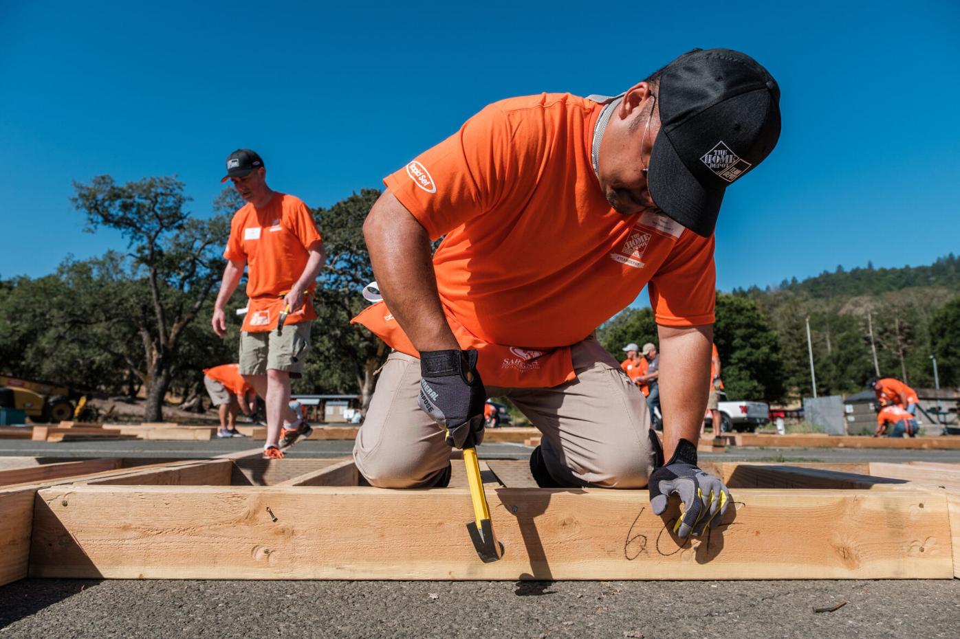 Photos: Huge volunteer turnout at Veterans Home project in Yountville |  News | napavalleyregister.com